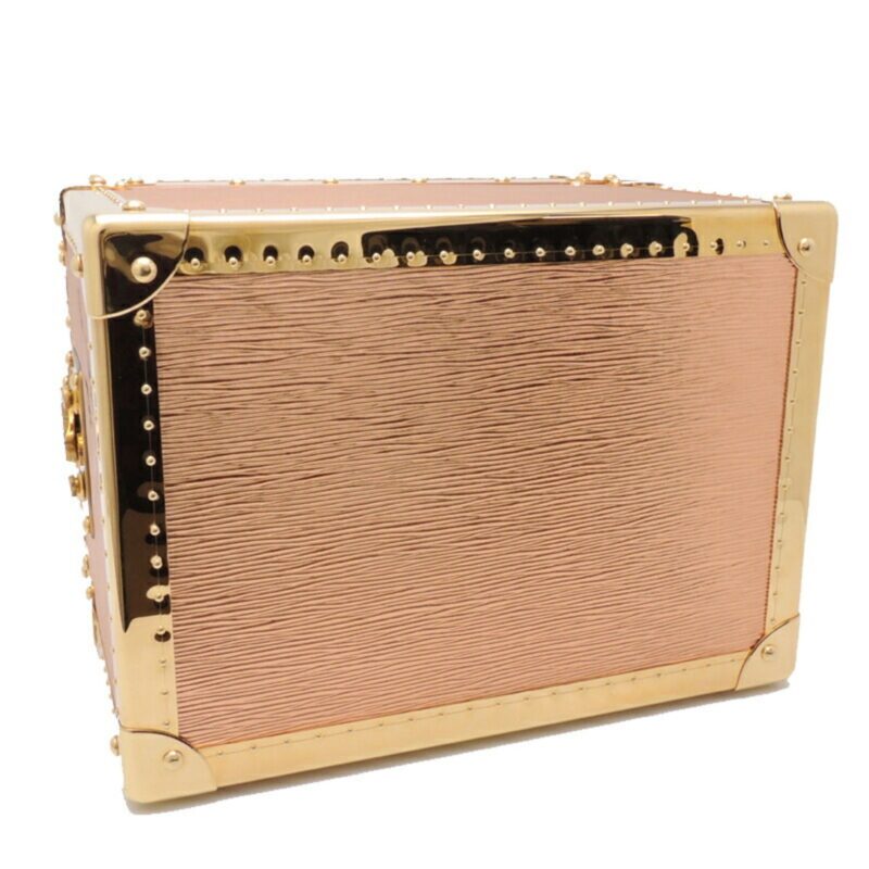 Louis Vuitton Epi Bowat Fracon Ladies Trunk Pink Gold AWE - Image 4