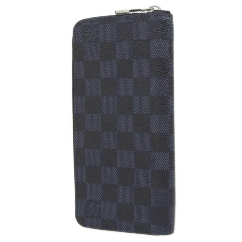 Louis Vuitton Damier Cobalt Zippy Wallet Vertical Round Zipper AWE - Image 2