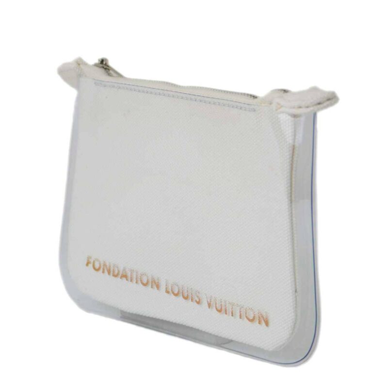 Louis Vuitton Foundation Museum Limited Edition Pouch White AWE