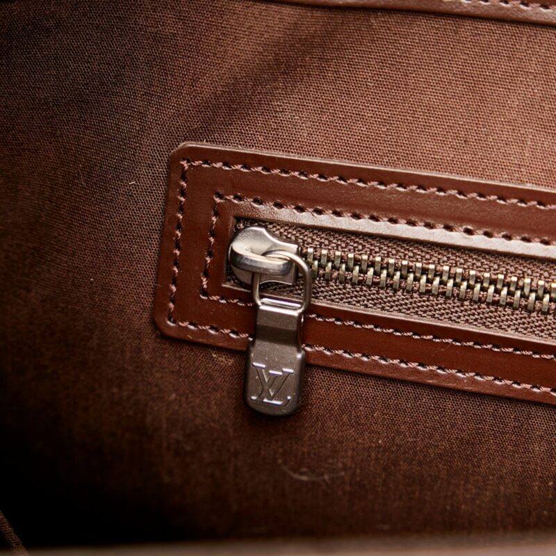 Louis Vuitton Epi Saint-Tropez Handbag Shoulder Bag M5246D Mocha Brown Leather Women's LOUIS VUITTON AWE - Image 9