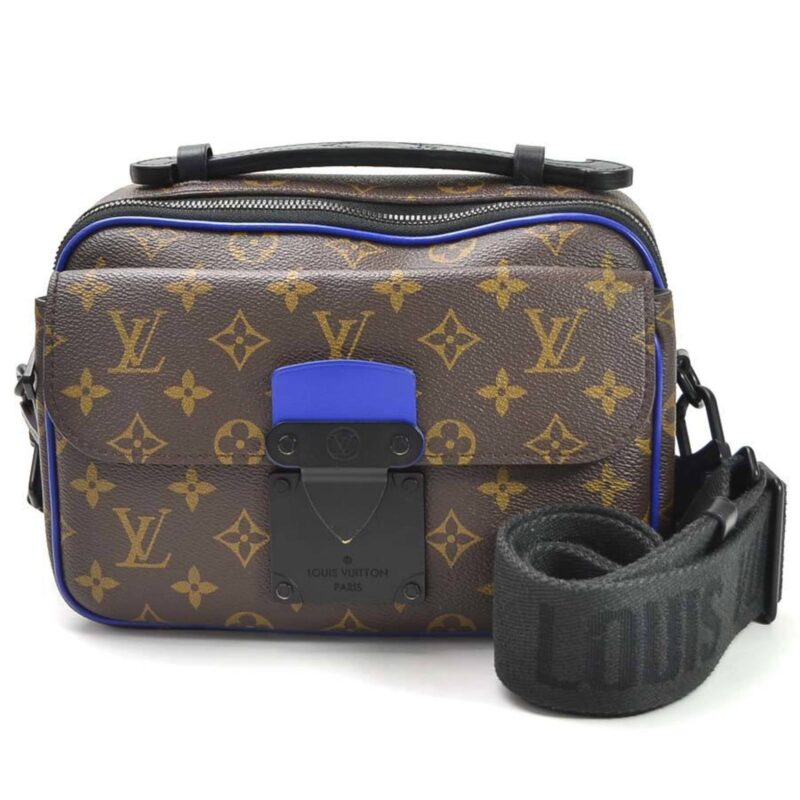 Louis Vuitton Handbag Shoulder Bag 2Way Monogram Macassar S Rock Messenger Brown Canvas Men's M45863 AWE