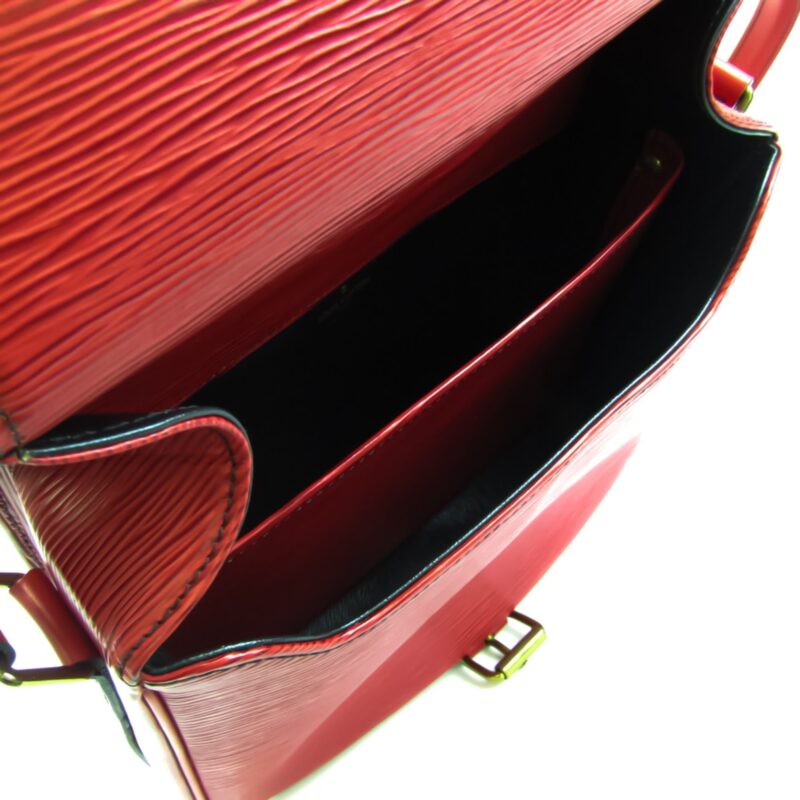 Louis Vuitton Epi Cartouchiere M52247 Women's Shoulder Bag Castilian Red AWE - Image 3