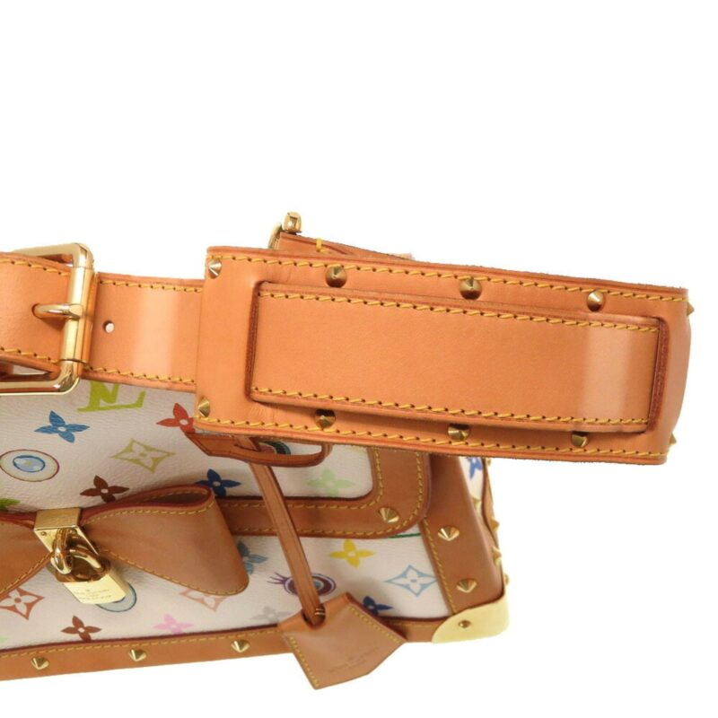 Louis Vuitton Eye Miss You Sack Mule Monogram Multicolor Blanc M92051 Handbag Bag White AWE - Image 8