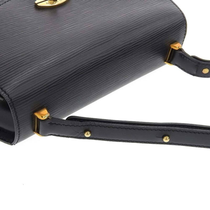 Louis Vuitton Epi Tilsit Vintage Handbag Noir Black M52482 AWE - Image 6