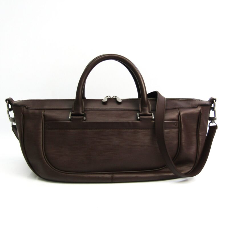 Louis Vuitton Epi Dhanura MM M5910D Women's Handbag Mocha AWE