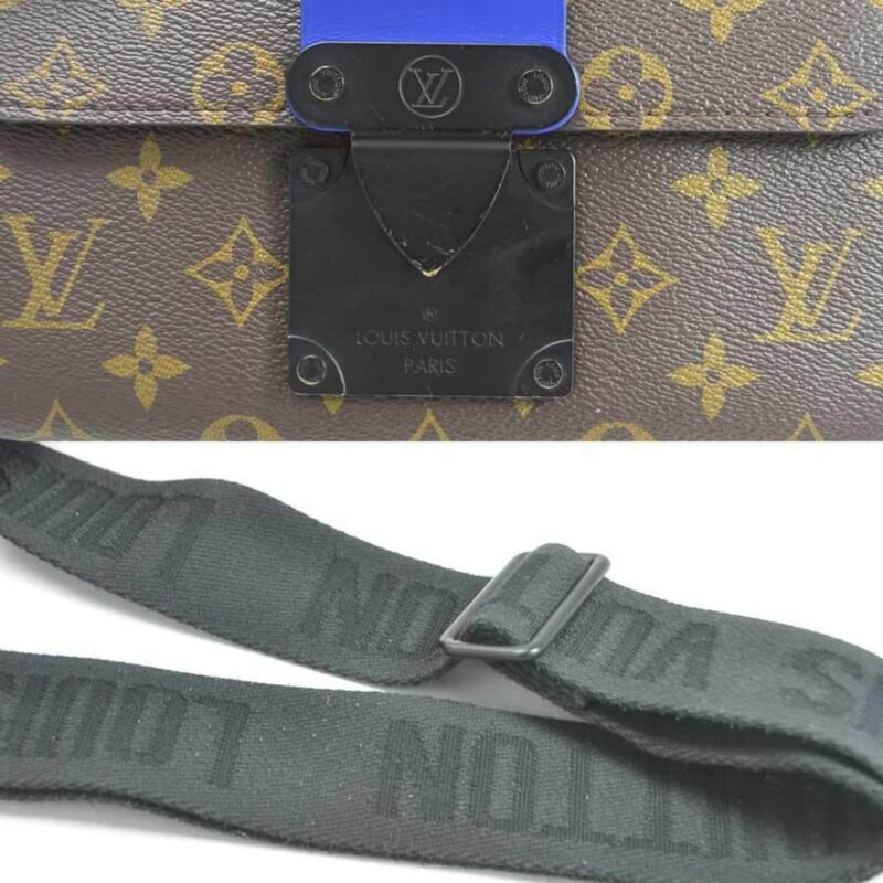 Louis Vuitton Handbag Shoulder Bag 2Way Monogram Macassar S Rock Messenger Brown Canvas Men's M45863 AWE - Image 4