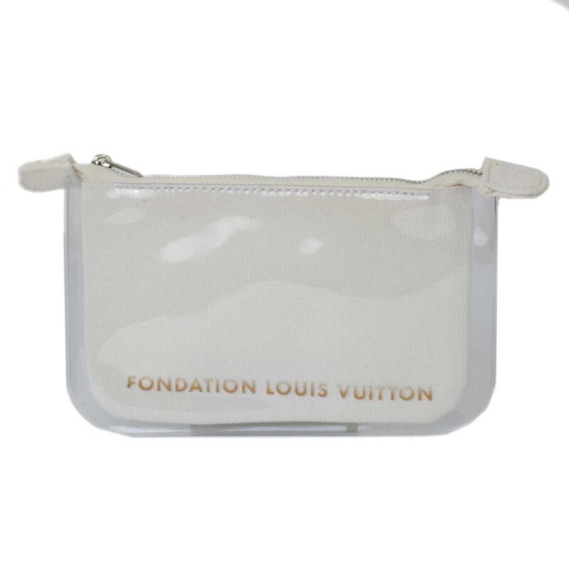 Louis Vuitton Foundation Museum Limited Edition Pouch White AWE - Image 2
