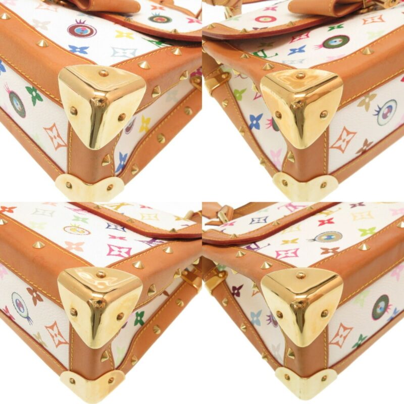 Louis Vuitton Eye Miss You Sack Mule Monogram Multicolor Blanc M92051 Handbag Bag White AWE - Image 4