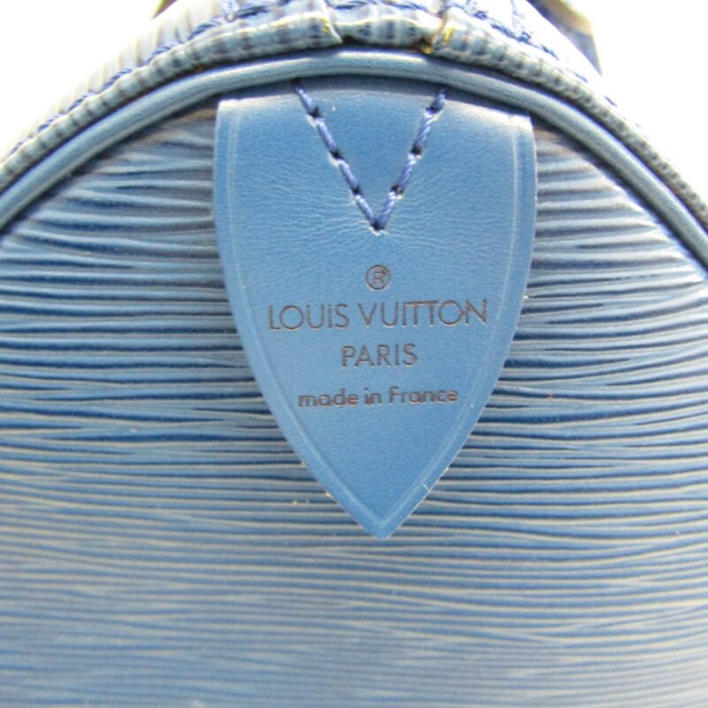 Louis Vuitton Epi Speedy 35 M42995 Unisex Handbag Toledo Blue AWE - Image 9