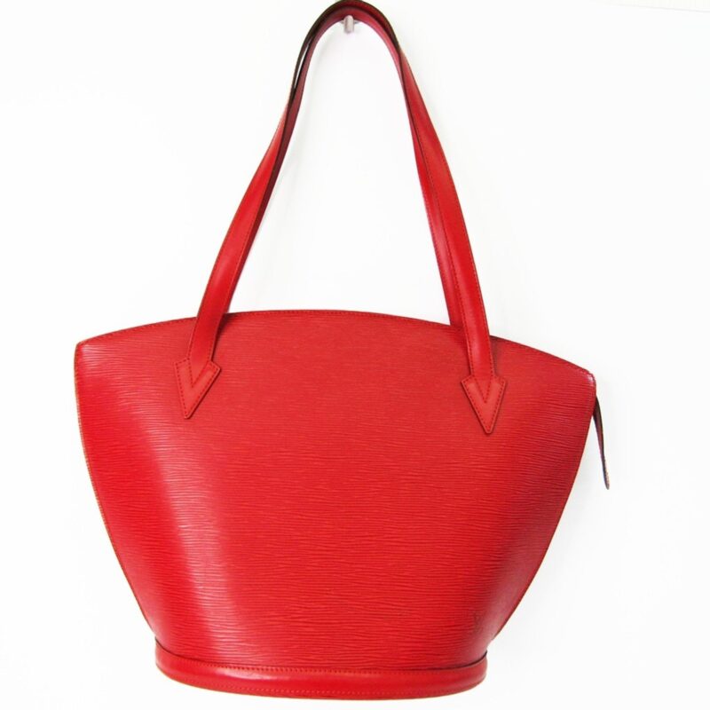 Louis Vuitton Epi Saint Jacques Shopping M52267 Women's Shoulder Bag Castilian Red AWE