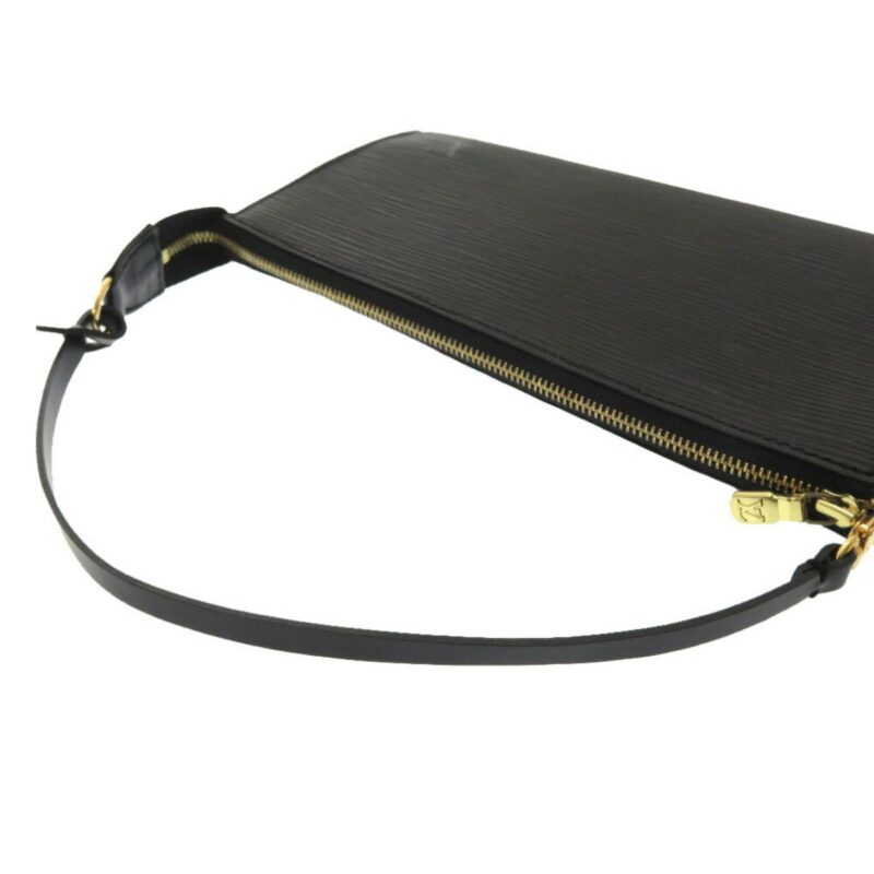Louis Vuitton Epi Pochette Accessoir Noir M52942 Handbag Bag Black AWE - Image 4
