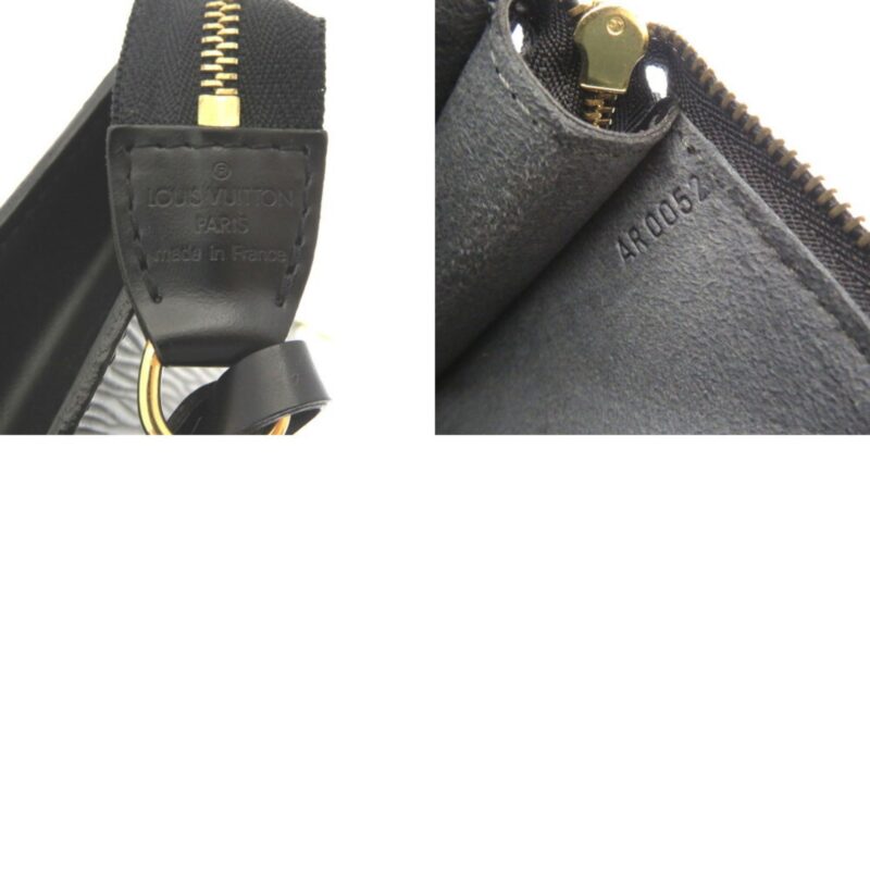 Louis Vuitton Epi Pochette Accessoir Noir M52942 Handbag Bag Black AWE - Image 10