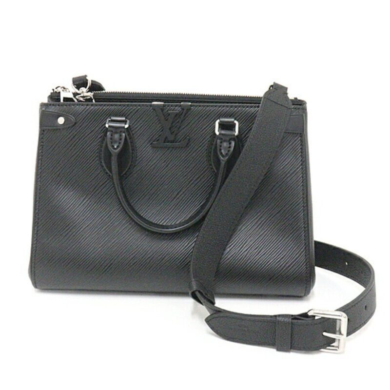 Louis Vuitton Grenelle Tote PM Epi Leather Black M57680 Shoulder Bag Handbag AWE