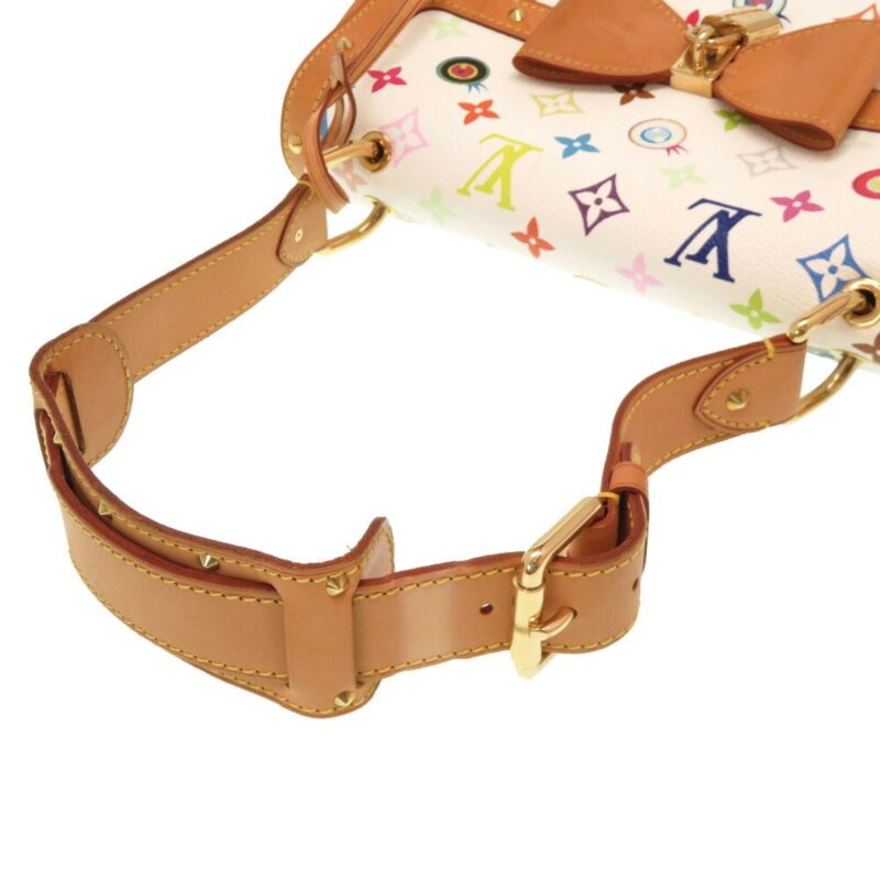 Louis Vuitton Eye Miss You Sack Mule Monogram Multicolor Blanc M92051 Handbag Bag White AWE - Image 7