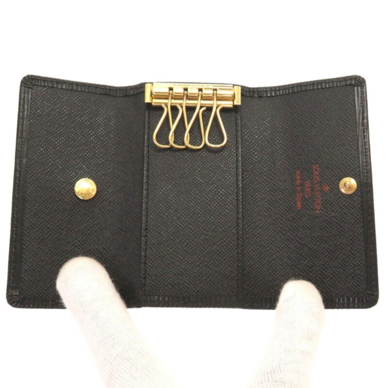 Louis Vuitton Epi Multicle 4 Black M63822 Row Key Case AWE - Image 3