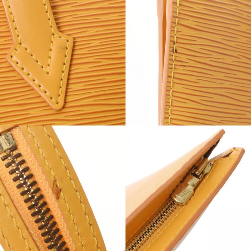LOUIS VUITTON Epi San Jack Poignier Long Yellow M52339 Ladies Leather Shoulder Bag AWE - Image 10