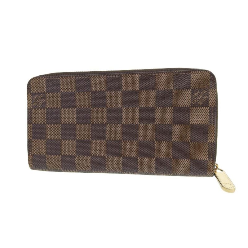 Louis Vuitton Damier Ebene Zippy Wallet Round Zipper Long N41661 AWE - Image 2