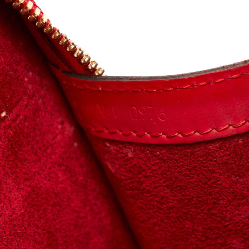 Louis Vuitton Epi Lussac Shoulder Bag M52287 Castilian Red Leather Ladies LOUIS VUITTON AWE - Image 8