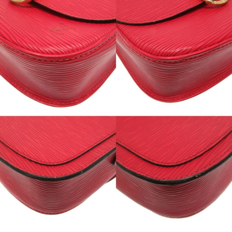 Louis Vuitton Epi Mini Saint-Cloud Castilian Red M52217 Shoulder Bag AWE - Image 9