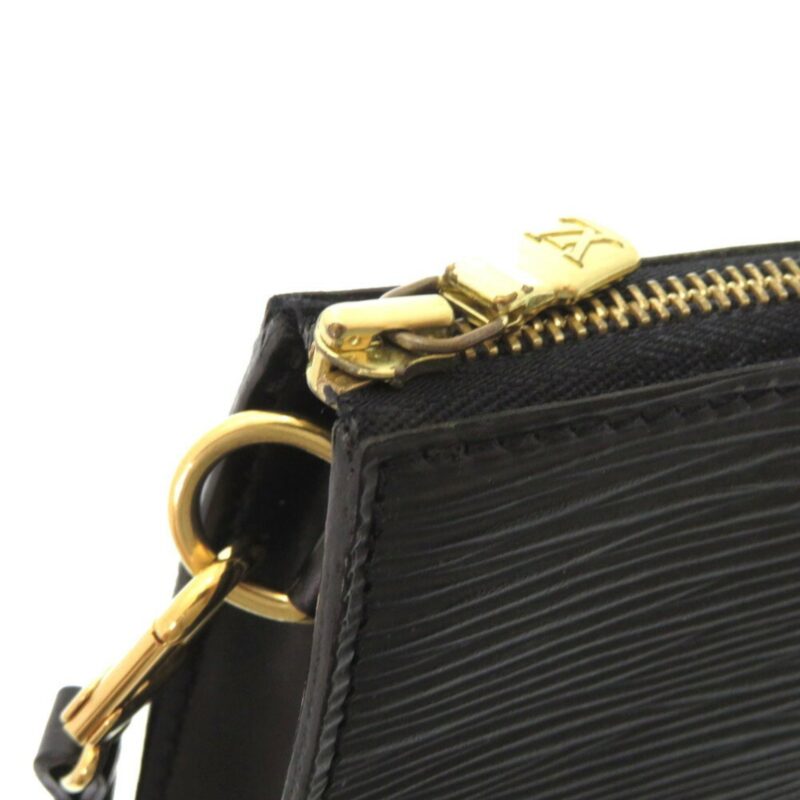 Louis Vuitton Epi Pochette Accessoir Noir M52942 Handbag Bag Black AWE - Image 8