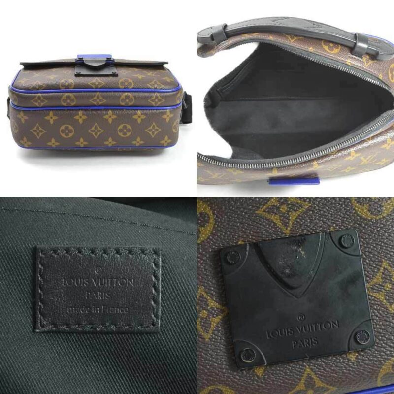 Louis Vuitton Handbag Shoulder Bag 2Way Monogram Macassar S Rock Messenger Brown Canvas Men's M45863 AWE - Image 5