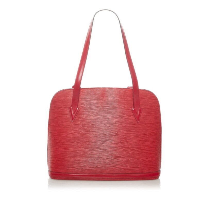 Louis Vuitton Epi Lussac Shoulder Bag M52287 Castilian Red Leather Ladies LOUIS VUITTON AWE - Image 3