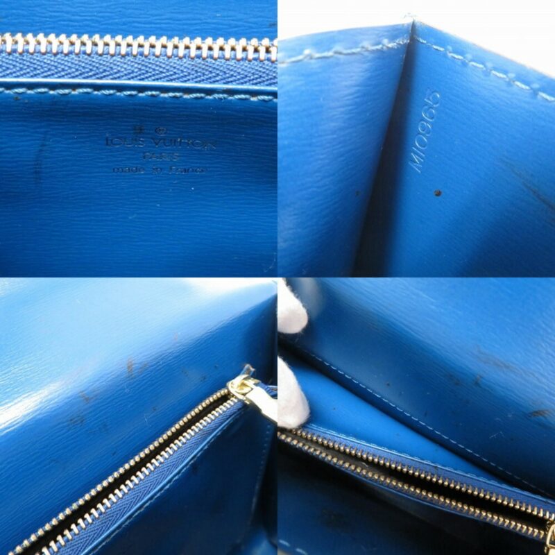 Louis Vuitton Epi Marzelb Handbag M52375 Toledo Blue AWE - Image 9