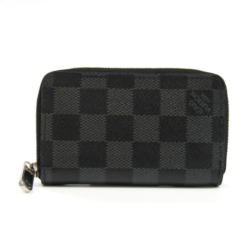Louis Vuitton Damier Graphite Zippy Coin Purse N63076 Men's Damier Graphite Coin Purse/coin Case Damier Graphite AWE