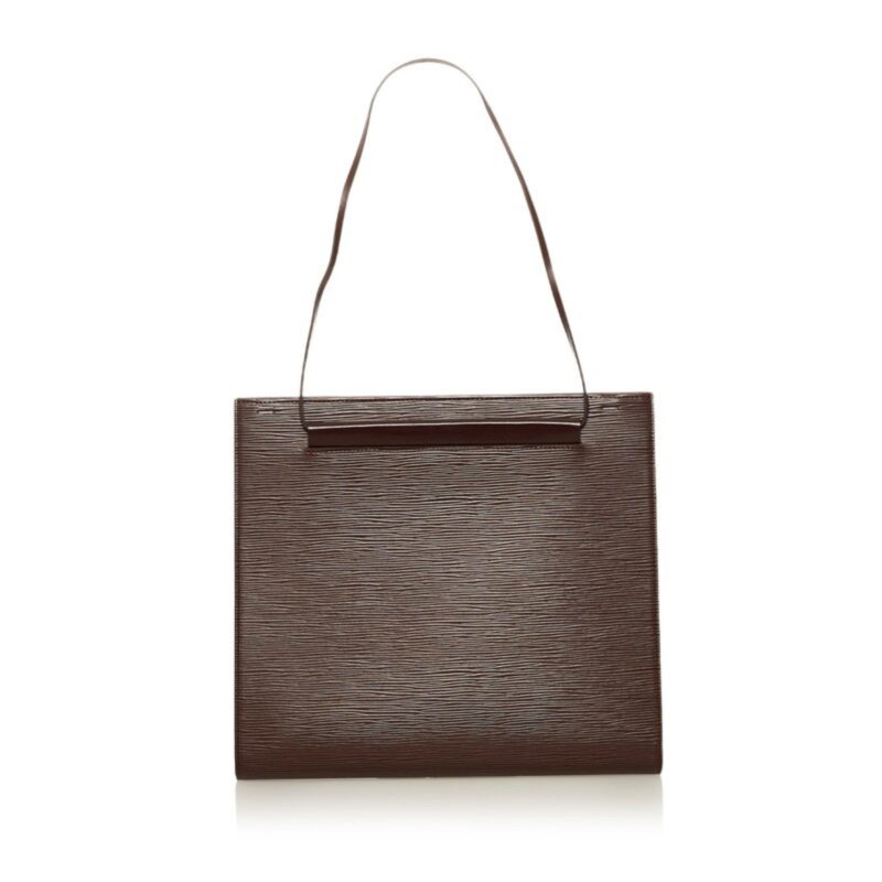 Louis Vuitton Epi Saint-Tropez Handbag Shoulder Bag M5246D Mocha Brown Leather Women's LOUIS VUITTON AWE - Image 3