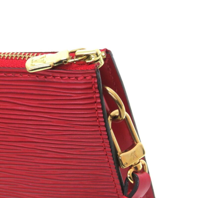 Louis Vuitton Epi Pochette Accessory Red M52947 Handbag 0193 LOUIS VUITTON AWE - Image 4