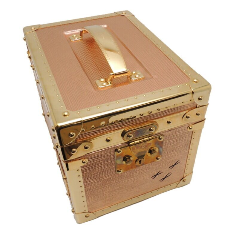 Louis Vuitton Epi Bowat Fracon Ladies Trunk Pink Gold AWE - Image 3
