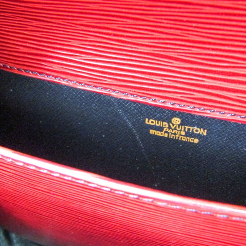 Louis Vuitton Epi Cartouchiere M52247 Women's Shoulder Bag Castilian Red AWE - Image 9