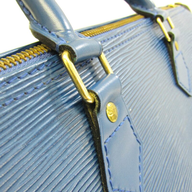 Louis Vuitton Epi Speedy 35 M42995 Unisex Handbag Toledo Blue AWE - Image 5