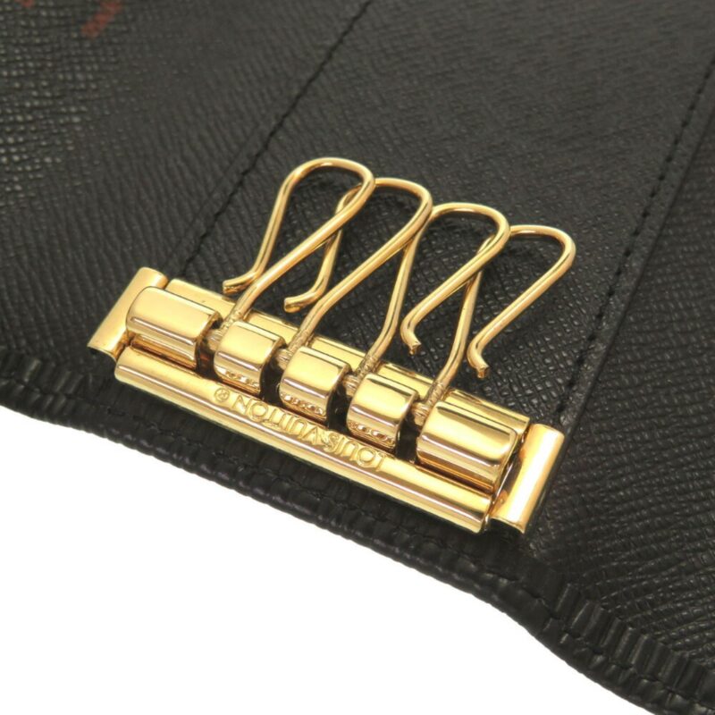 Louis Vuitton Epi Multicle 4 Black M63822 Row Key Case AWE - Image 4