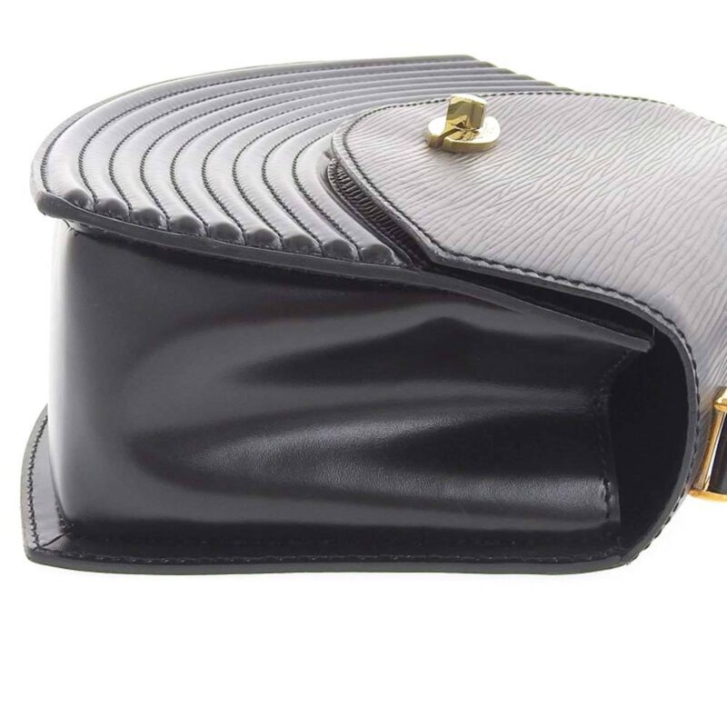 Louis Vuitton Epi Tilsit Vintage Handbag Noir Black M52482 AWE - Image 8