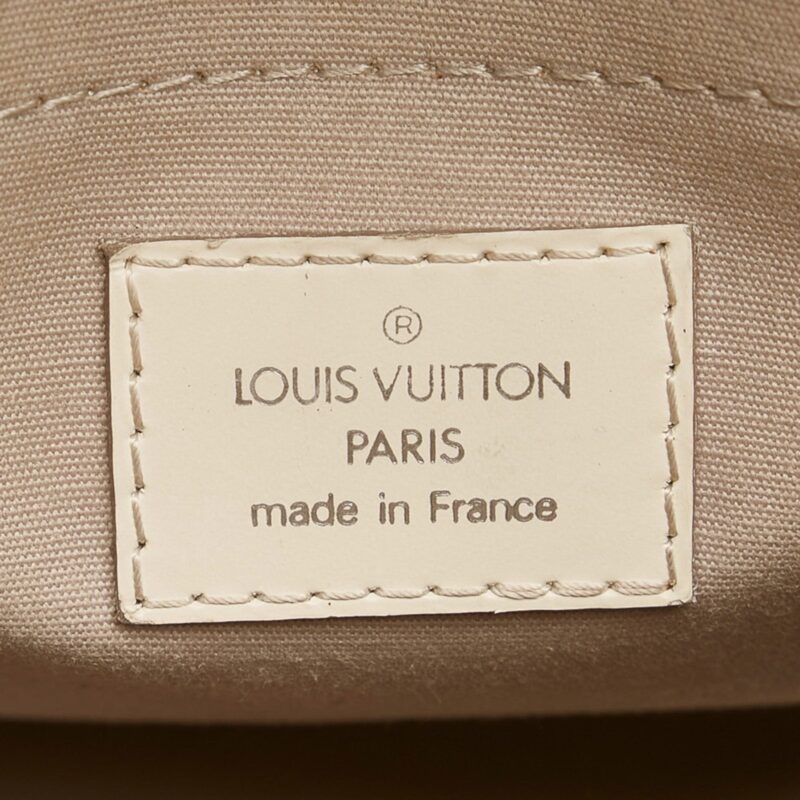 Louis Vuitton Epi Montaigne PM Handbag M5932J White Leather Ladies LOUIS VUITTON AWE - Image 9