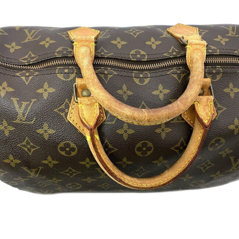 Louis Vuitton Handbag Speedy 35 Brown Monogram M41526 Boston VL882 LOUIS VUITTON Women's Men's Small Nume AWE - Image 6