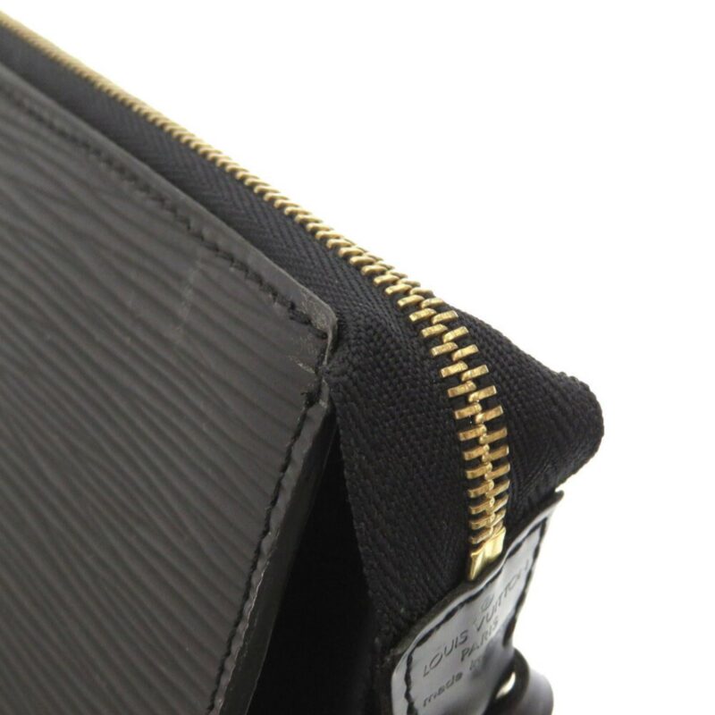 Louis Vuitton Epi Pochette Accessoir Noir M52942 Handbag Bag Black AWE - Image 9