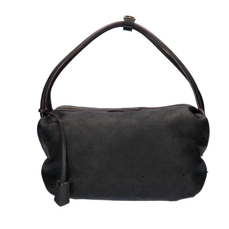 Louis Vuitton Galatea PM Mahina Shoulder Bag Noir Ladies AWE