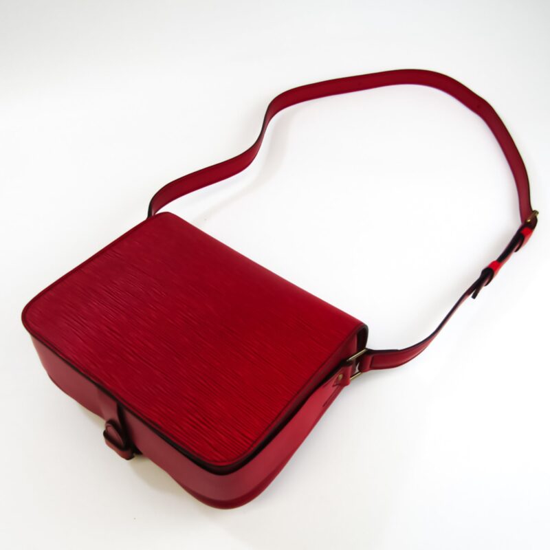 Louis Vuitton Epi Cartouchiere M52247 Women's Shoulder Bag Castilian Red AWE - Image 2