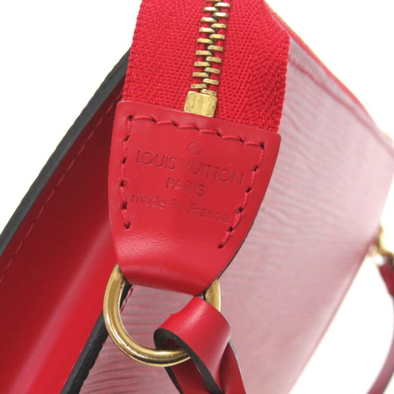 Louis Vuitton Epi Pochette Accessory Red M52947 Handbag 0193 LOUIS VUITTON AWE - Image 5