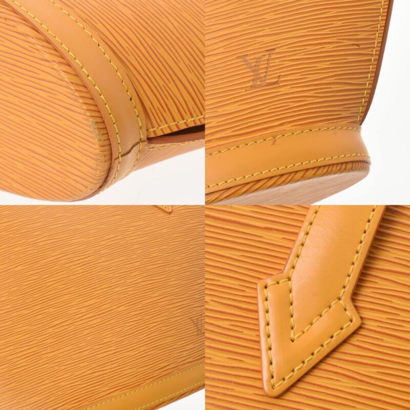 LOUIS VUITTON Epi San Jack Poignier Long Yellow M52339 Ladies Leather Shoulder Bag AWE - Image 9