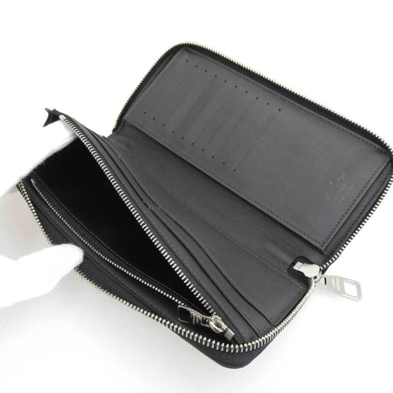 Louis Vuitton Damier Cobalt Zippy Wallet Vertical Round Zipper AWE - Image 5