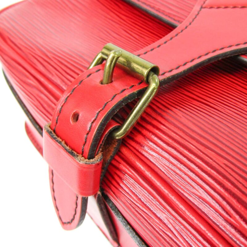 Louis Vuitton Epi Cartouchiere M52247 Women's Shoulder Bag Castilian Red AWE - Image 7