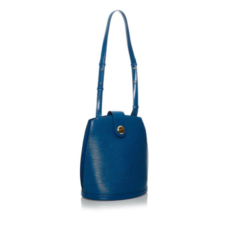 Louis Vuitton Epi Cluny One Shoulder Bag M52255 Toledo Blue Leather Ladies LOUIS VUITTON AWE - Image 2