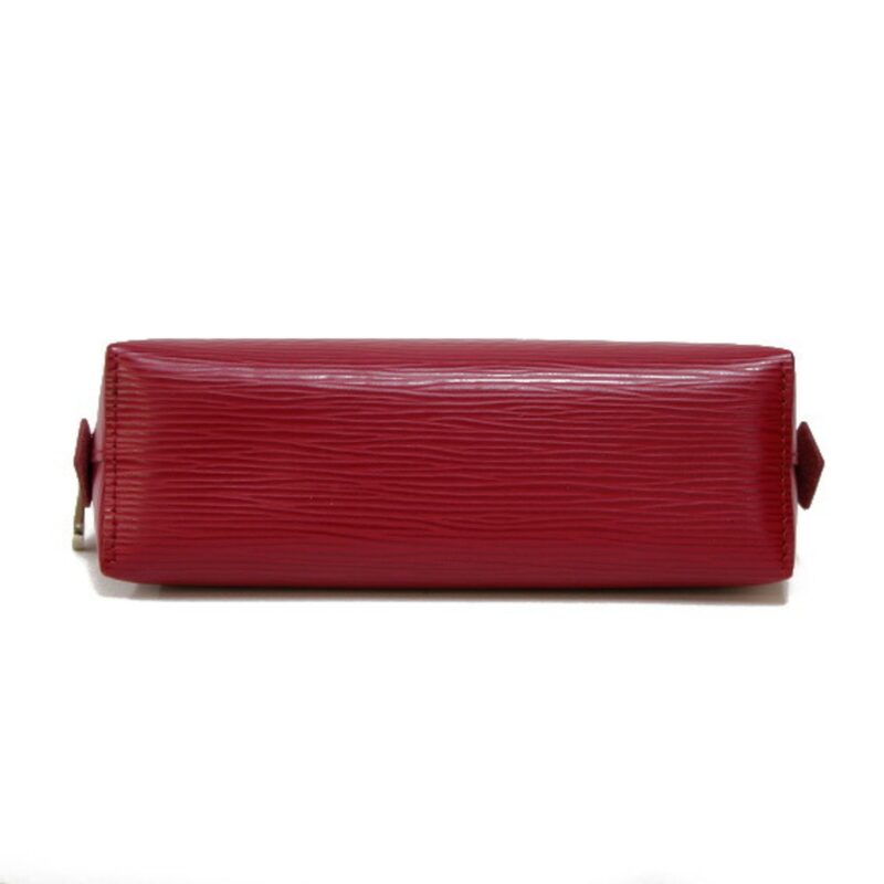 LOUIS VUITTON Epi Pochette Tick Leather Fuchsia Engine Makeup Pouch Louis Vuitton Women's Men's AWE - Image 3