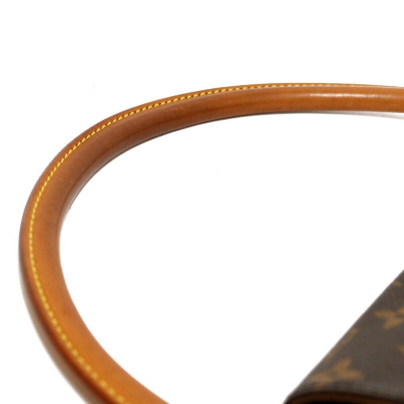 Louis Vuitton Handbag Monogram Mini Looping Brown Women's Leather AWE - Image 9