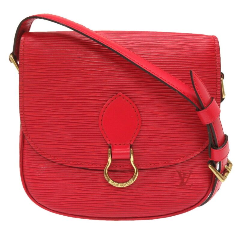 Louis Vuitton Epi Mini Saint-Cloud Castilian Red M52217 Shoulder Bag AWE