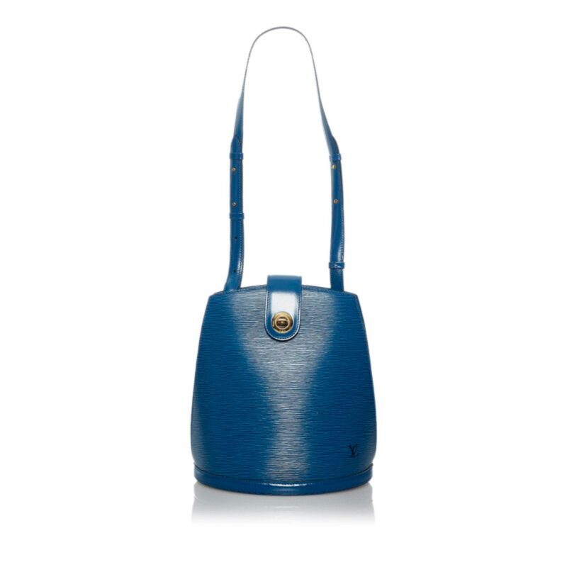 Louis Vuitton Epi Cluny One Shoulder Bag M52255 Toledo Blue Leather Ladies LOUIS VUITTON AWE