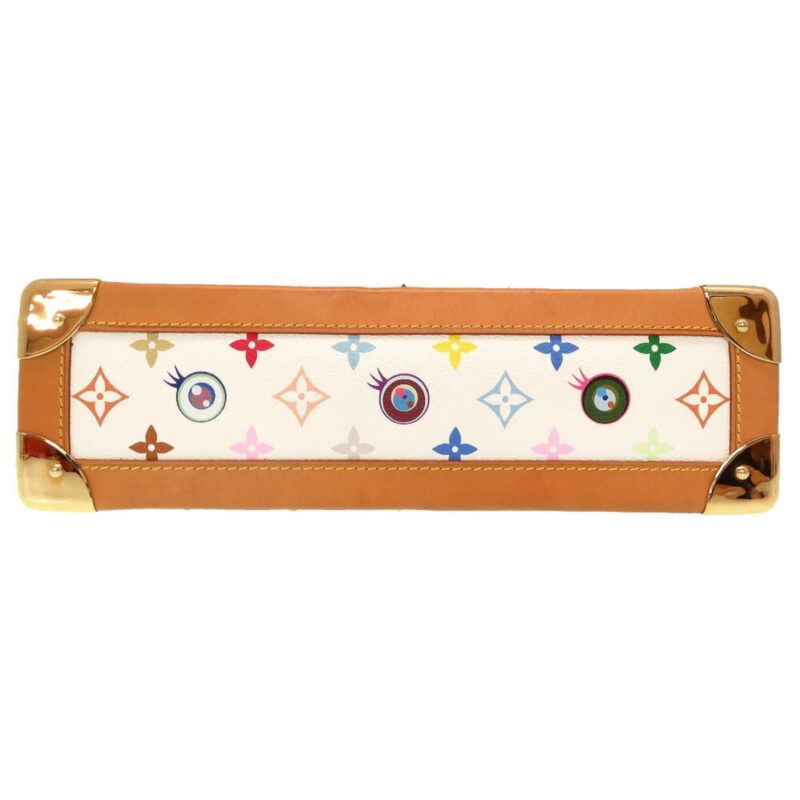 Louis Vuitton Eye Miss You Sack Mule Monogram Multicolor Blanc M92051 Handbag Bag White AWE - Image 3